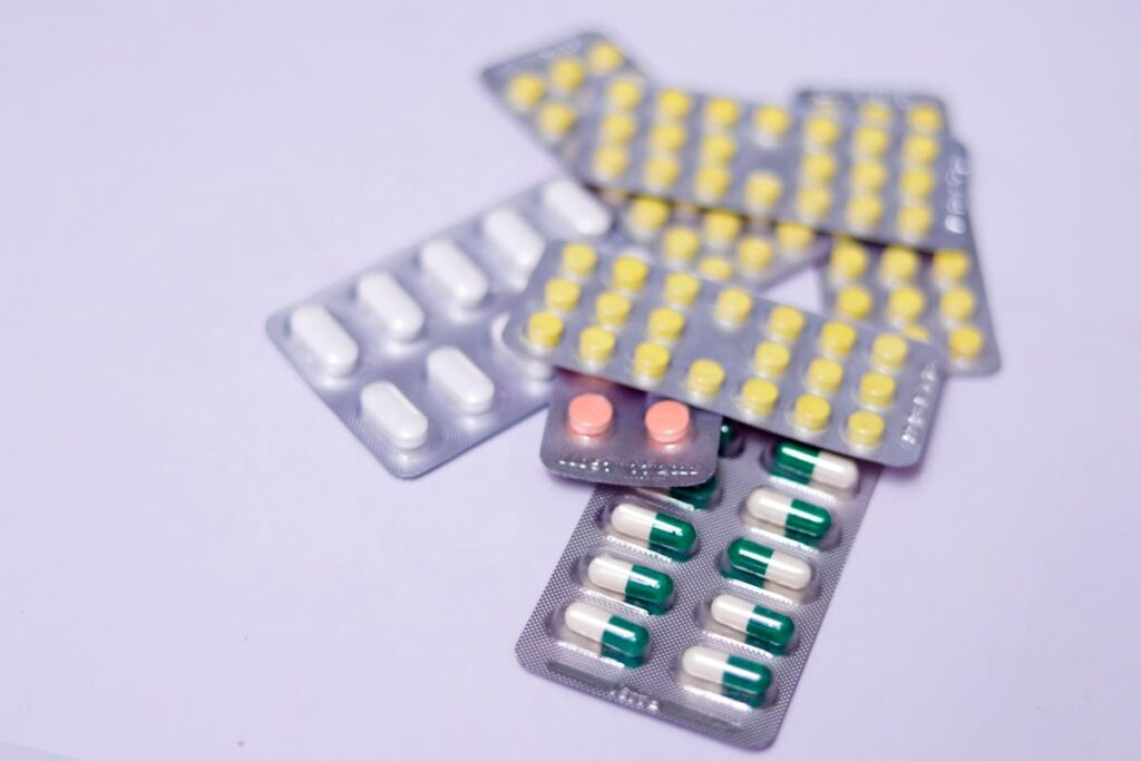 Blister strip of tablets, illustrating why chlamydia and gonorrhoea need doctor-prescribed antibiotics