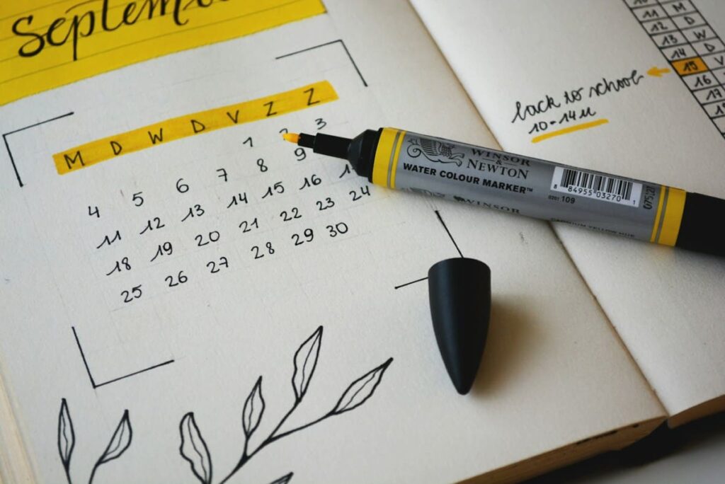 Calendar with dates circled for HIV tests at 4–6 weeks and 3 months after missing the PEP window